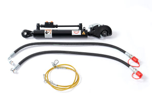 Cat 1, 3000 PSI, 849mm Hydraulic Top Link Kit with Hoses and Quick Release Cable